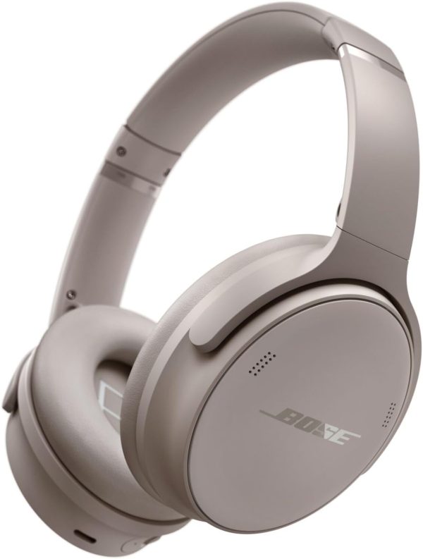 Bose QuietComfort Wireless Noise Cancelling Headphones, Bluetooth Over Ear Headphones with Up to 24 Hours of Battery Life, Sandstone - Limited Edition Color