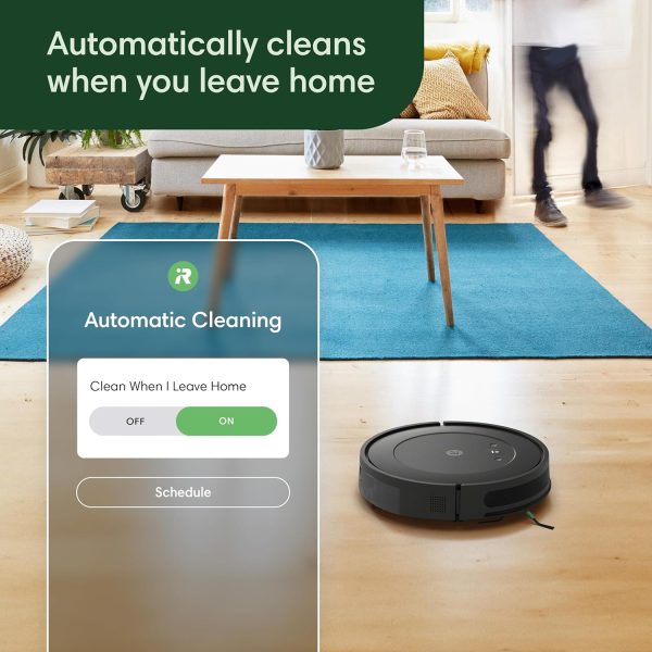 iRobot Roomba Vac Robot Vacuum (Q0120) - Easy to use, Power-Lifting Suction, Multi-Surface Cleaning, Smart Navigation Cleans in Neat Rows, Self-Charging, Alexa - Image 5