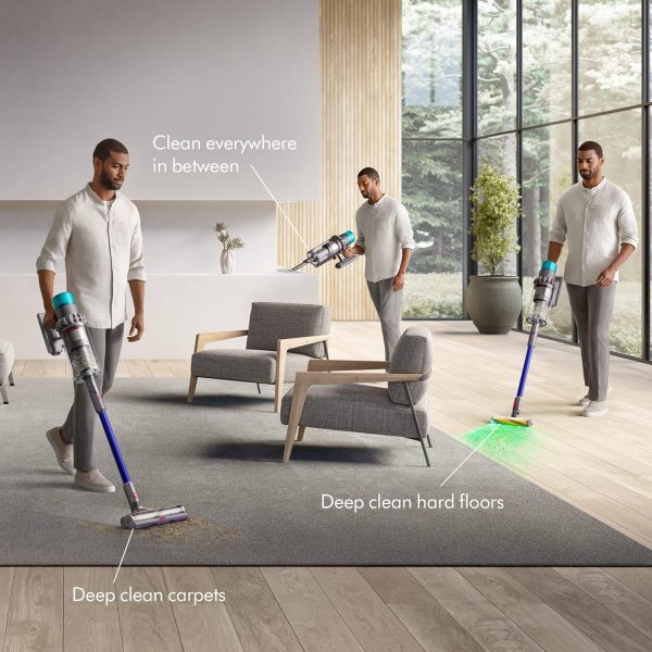 Dyson Gen5outsize Cordless Vacuum Cleaner, Nickel/Blue, Extra Large - Image 11