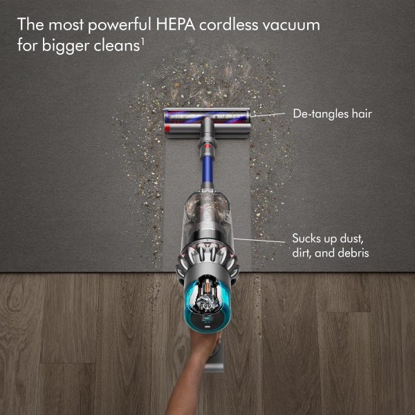 Dyson Gen5outsize Cordless Vacuum Cleaner, Nickel/Blue, Extra Large - Image 10